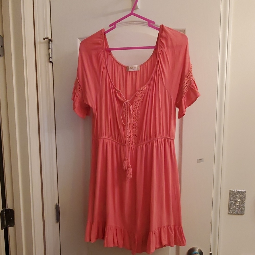 Cute pink short dress